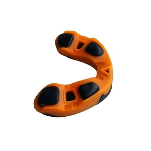 Protège-dents en silicone double couche 2026 noir et orange, moulable, pour la boxe, léger, pour adultes - Product Image 4