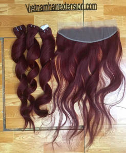 Extensiones de Cabello Humano Virgen Remy Vietnamita con Puntas Super Dobles, 100% Cabello Humano, Estilo Ondulado - Product Image 1