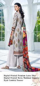 Vestido de verano Faisalabad, trajes de algodón para mujer, ropa de verano, trajes de algodón de diseñador, shalwar kameez para damas - Product Image 3