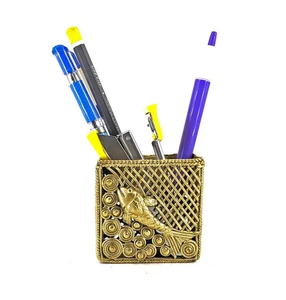 Manufacturer Brass <b>Pen</b> Holder Top Design Pencil Jar Top Quality Product Promotional products <b>Pen</b> Stand - Product Image 5