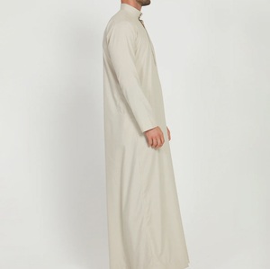 Túnicas para Hombre en Oferta, Material de Algodón y Lino, Mangas Largas, Estilo Casual Musulmán Islámico Dubai, Túnicas Transpirables para Hombre - Product Image 4