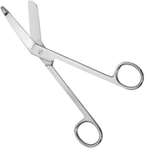 Metal Med Corporation MM-0426-137 Stainless Steel Golden Handle Surgical Instrument Lister Bandage Scissors - Product Image 3