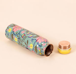 Base Azul con Diseño de Estampado Floral Multicolor, Compre Directamente del Proveedor Indio a Precio de Fábrica - Product Image 4
