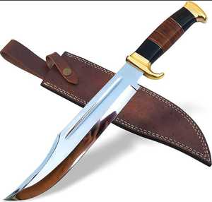 Cuchillo de Caza de Acero al Carbono Hecho a Mano de Calidad Premium, Mango Ergonómico, Hoja Fija de Punta Caída, LEGACY BLADES, Fabricante OEM - Product Image 1