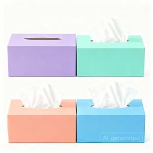 Boîte de mouchoirs en papier en gros, 2 plis, doux et résistant, paquet en vrac adapté à un usage quotidien - Product Image 4