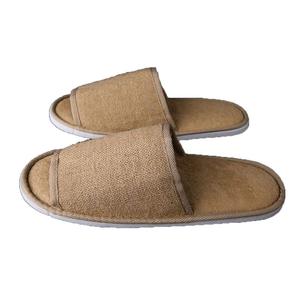 Comfortable Indoor Jute Slippers Made from Natural Fiber <b>with</b> EVA Sole for Hotels Resorts Spas and Daily Wear - Product Image 6
