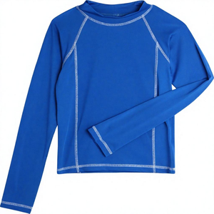 Rashguard BJJ MMA Garçon Manches Longues Compression Séchage Rapide UPF50+ Étanche Spandex Anti-Déchirure pour No-Gi Grappling Sparring - Product Image 1