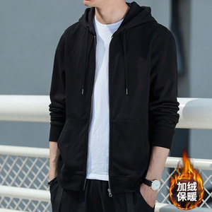 เสื้อฮู้ดและเสื้อสเวตเชิ้ตบุขนหนานุ่มสำหรับผู้ชายไซส์ใหญ่ ลดราคาจากโรงงาน เหมาะสำหรับฤดูหนาว มีซิป - Product Image 5