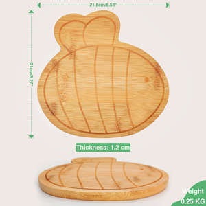 Nouvelle Arrivée Planche à découper en bois d'acacia à grain traversant, forme d'ours, personnalisable, écologique, type bloc de boucher, lavable au lave-vaisselle, antidérapante - Product Image 3