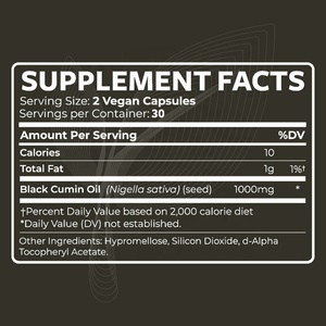 Capsule di Olio di Semi Neri a Marchio Privato con Olio di Semi Neri Puro Pressato a Freddo Nigella Sativa <span class=keywords><strong>Cumino</strong></span> per la Salute di Pelle e Capelli - Product Image 6