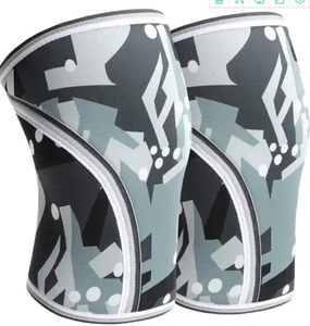 Sports Knee Support Brace <b>Pads</b> Compression Knee Sleeves Weight Lifting 7MM Neoprene Knee Wraps Powerlifting - Product Image 3