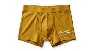Calzoncillos bóxer para hombre, corte medio, color azul marino, 100% algodón, tejido transpirable, talla adulto - Product Image 4