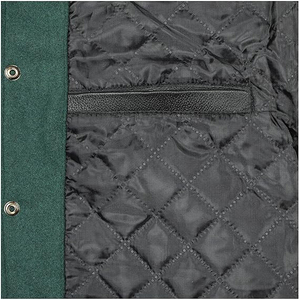 เสื้อแจ็คเก็ตวาร์ซิตี้ผู้ชาย ผ้าฝ้ายผสมโพลีเอสเตอร์ ทรงเบสบอลสไตล์วิทยาลัย ย้อนยุค ฟอกสีแบบเรโทร ผิวสัมผัสแบบพาติน่า ทรงหลวม สตรีทแวร์ - Product Image 5