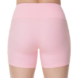 Pantalones cortos de yoga con spandex flexible para mujer - Product Image 4