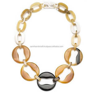 Colliers en corne pour filles et femmes bijoux naturels écologiques corne de boeuf de buffle colliers pour filles et femmes bijoux - Product Image 5