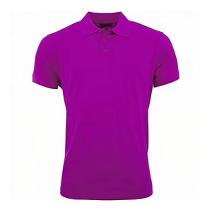 Plain Short Sleeve Solid Color Men's Polo Shirt Lightweight Breathable Fashionable <b>Classic</b> Regular Fit Casual Wear Polo Tee - Product Image 1