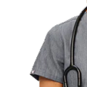 Conjunto de Uniforme Médico para Mujer, Color Gris, Cuello en V, Manga Corta, Top y Pantalones, Uniforme de Enfermera de Hospital - Product Image 4