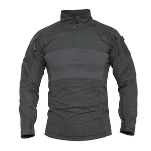 Custom Made Tactical Camo Men's <b>Shirts</b> <b>100</b>% Cotton <b>Polyester</b> Knitted Breathable Quick Dry Full Sleeve Summer <b>Shirts</b> for Men - Product Image 1