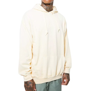 Sudadera y Hoodie Holgados de Algodón con Forro Polar, Estampados, de Color Liso, de Alta Calidad, Estilo Americano, de Moda y Tallas Grandes - Product Image 3