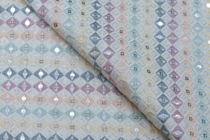 Tela de Rayón Bordada Ecológica y Elegante, Suave, Ligera y Transpirable para Vestidos Kurtis, Camisas y Ropa de Moda para Niñas - Product Image 3