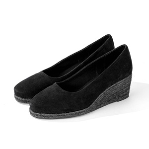Alpargatas de cuña OEM ODM para mujer, zapatos de suela trenzada de yute con cierre antideslizante, calzado resistente hecho en Bangladesh para mujer - Product Image 4