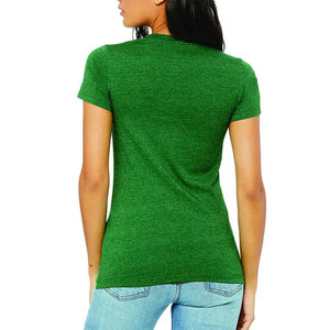 Nouveau T-shirt décontracté en coton doux uni pour femme, haut léger en coton de qualité supérieure pour femme, col rond tendance pour femme - Product Image 3
