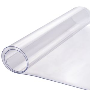 Copertura per Tavolo Rettangolare in PVC Trasparente 16 X 32 Pollici, Spessore 1,5 mm, Impermeabile, Protezione per Tavolo Trasparente - Product Image 6