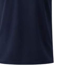 Polo de Algodón Azul Marino para Hombre con Cuello de Media Cremallera, Corte Ajustado, Manga Corta, Ropa Casual de Verano, Fabricante OEM, Suministro al por Mayor - Product Image 6