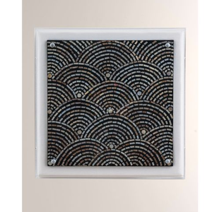 Décor mural abstrait côtier artisanal en nacre, sculptures murales suspendues pour la maison, le bureau, les hôtels et les lieux de vacances, en provenance du Vietnam - Product Image 3