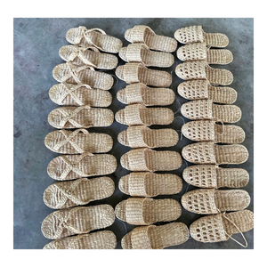 Wholesale Handmade Water Hyacinth Slippers Eco Friendly Natural House <b>Shoes</b> For Hotels Resorts Spas And Retail Stores - Product Image 3