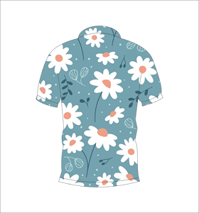 Camisa Polo con Estampado Floral para Hombre, Manga Corta, Algodón, Informal, Transpirable, Tela Oxford, Largo Regular, Logotipo Frontal, Ropa de Verano - Product Image 5