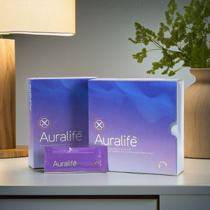 Auralife Relaxation Sommeil Extrait de feuille de maizinol, L-théanine Rhodiola Adaptogène Sachets 4 Stress Calme Équilibre - Product Image 1