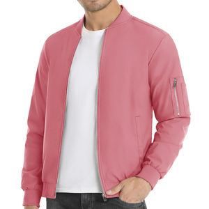 Hot Selling Trendiness Coated Canvas Bomber <b>Jacket</b> Sleeve Zip Pocket Inner Pocket Style Cotton Customized Color <b>Mens</b> <b>Jackets</b> - Product Image 1