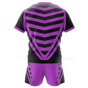 Uniforme de Rugby de Alta Calidad de Fábrica, Servicio OEM, Colores Personalizados, Transpirable, de Secado Rápido, Ropa Deportiva con Logotipo Personalizado, Venta al Por Mayor - Product Image 2