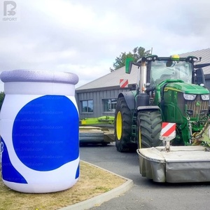 Contenedor Inflable Gigante de Yogur de 2.5m con Logotipo Personalizado, Escultura de Tarro de Leche con Luz LED para Exposiciones de Alimentos/Publicidad de Marca - Product Image 6