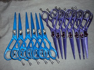 Tijeras de Peluquería Profesionales de 7.5 Pulgadas, Juego de Tijeras de Peluquero para Adelgazar el Cabello, Tijeras para Cortar el Cabello - Product Image 4