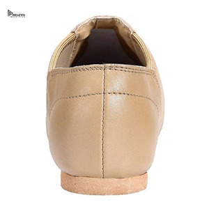 Zapatos de Baile de Jazz de Cuero Color Bronceado, Suela Suave y Flexible, Ligeros y Cómodos, Zapatos de Práctica y Actuación para Mujeres y Hombres, OEM - Product Image 3