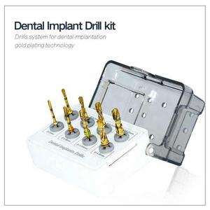 8-Piece Autoclavable Implant Surgery Instrument <b>Kit</b> Gold Plasma Coated Drill Holder Manual Includes Drill CE By Grip Surgical - Product Image 6