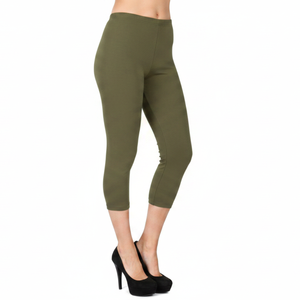 Custom Color Full Length Women Active Leggings Cotton/Bamboo Fiber Knitted Quick Dry Breathable High Waisted Tight <b>Running</b> - Product Image 3