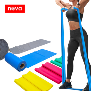 Banda de resistencia de látex de caucho natural de Malasia, la más vendida, 1.5m x 6 pulgadas 0.30mm para fisioterapia, fitness y entrenamiento. - Product Image 2