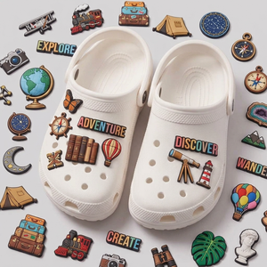 Breloques de chaussures professionnelles en PVC durables, décorations 3D pour chaussures, fabrication sous marque privée pour les grossistes d'accessoires de chaussures - Product Image 5