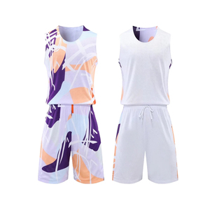 Conjunto de Uniformes de Baloncesto Reversibles Personalizados, Uniformes de Equipo de Malla Transpirable, Uniforme de Baloncesto Reversible Sublimado OEM - Product Image 1