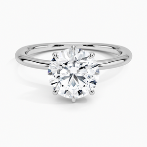 Freesia Six-Prong <b>Solitaire</b> Engagement <b>Ring</b> - Product Image 5