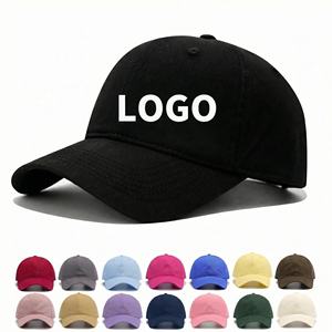 Promotional <b>Cap</b> Advertising Polyester Custom logo Personalized Blank <b>Plain</b> <b>Baseball</b> Branded - Product Image 1
