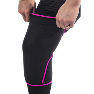Rodillera de Soporte con Costuras Rojas para Hombre y Mujer, Transpirable, Compresión, Protección, Rodillera Industrial de Neopreno de 5mm OEM - Product Image 2