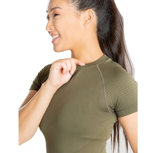 Camiseta larga de entrenamiento para mujer, cómoda, holgada, atlética, para gimnasio, entrenamiento, correr, yoga y ropa deportiva diaria - Product Image 5