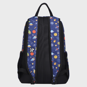Mochila Escolar Arctic Fox Bitsy para Niños, Resistente al Agua, de Poliéster, con Correas Retráctiles Desmontables, Diseño de Dibujos Animados, Azul - Product Image 4