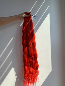 Extensiones de cabello a granel más vendidas Cabello vietnamita Doble ahogamiento 100 gramos Todos los colores 14 pulgadas - Product Image 3