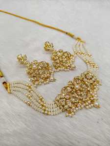 ชุดสร้อยคอและต่างหูสำหรับผู้หญิงชุดเครื่องประดับอินเดียสดใสชุดสำหรับงานแต่งงานและโอกาสพิเศษ - Product Image 2