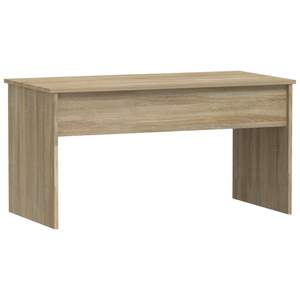 Table basse réglable en hauteur en bois d'ingénierie chêne Sonoma, taille moyenne - Product Image 3